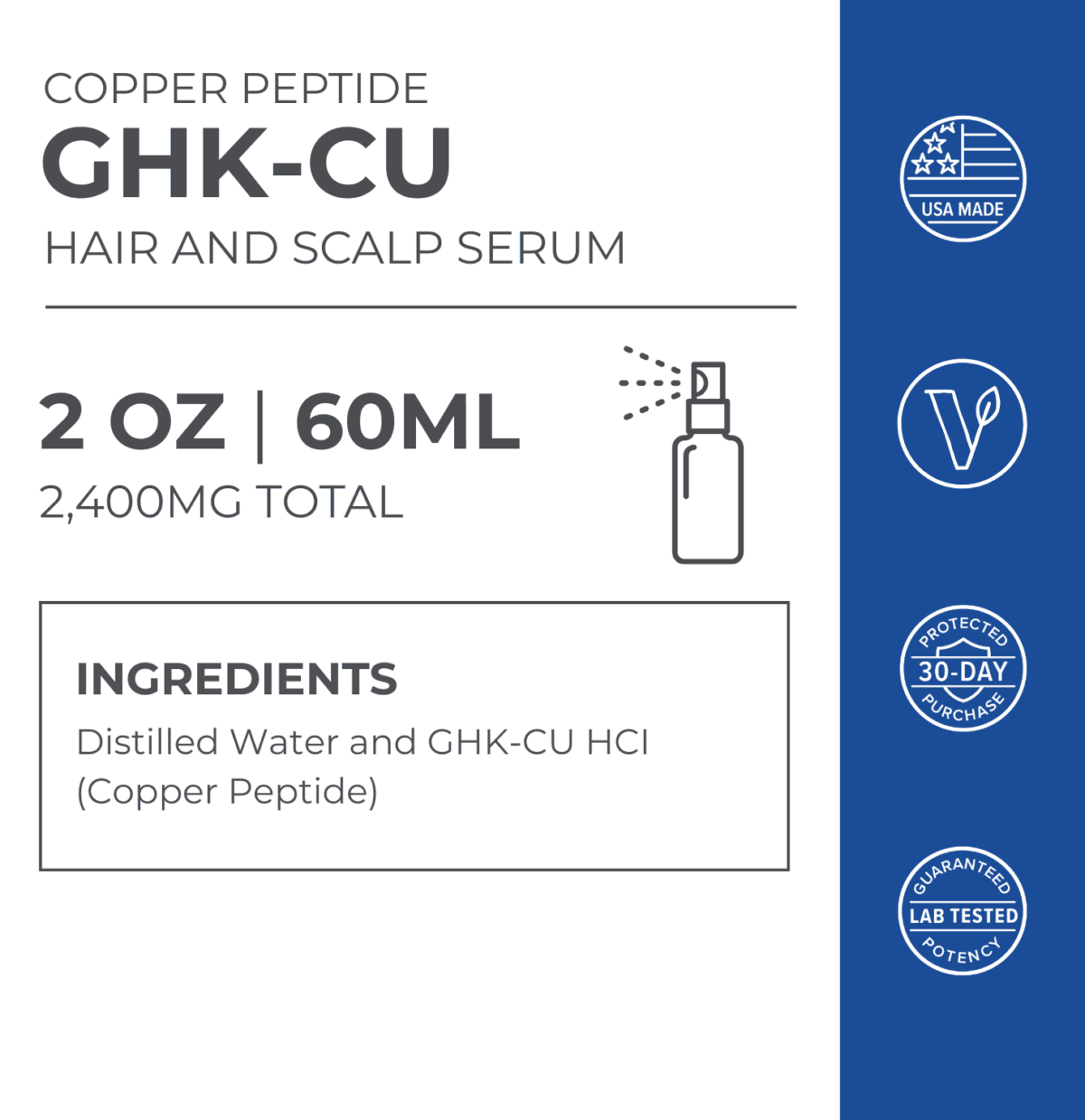 GHK-Cu Copper Peptide Hair & Scalp Serum - Image 2